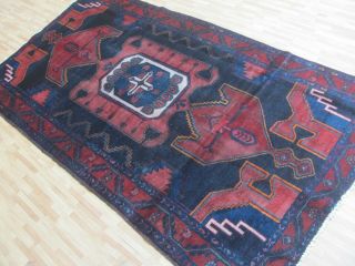 A BRILLIANT OLD HANDMADE KOLIYE HAMEDAN ORIENTAL RUG (225 x 120 cm) 4