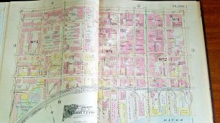 1887 GW Baist Antique Large Atlas of the City of Wilmington Delaware & Vicinity 8