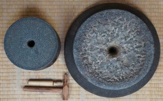 Chausu Japan millstone Kyoto green tea powder mill 1800s Japanese craft 7