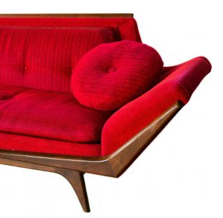 Rare Mid Century Modern Vintage 1970 ' s Rowe Sofa. 5