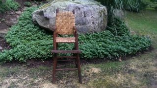 Antique Old Hickory Adirondack High Chair Rustic,  Camp,  Cabin Furniture