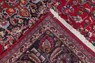 Spectacular Vintage Busy Pattern Floral Kashmar Persian Oriental Area Rug 8x11 12