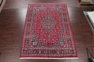 Spectacular Vintage Busy Pattern Floral Kashmar Persian Oriental Area Rug 8x11 2