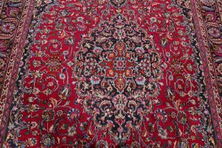 Spectacular Vintage Busy Pattern Floral Kashmar Persian Oriental Area Rug 8x11 4