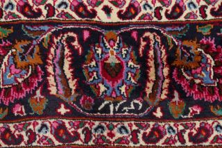 Spectacular Vintage Busy Pattern Floral Kashmar Persian Oriental Area Rug 8x11 8