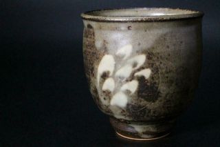 ST14 Japanese TATSUZO SHIMAOKA Living National Treasure Mashiko teacup w/box 2