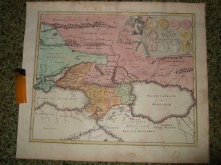 1720s,  Ptolemy Russia,  Caspian,  Black Sea,  Caucasus,  Georgia,  Armenia,  Azerbaijan,  Baku