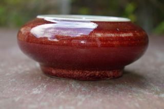 Chinese Qing Oxblood Sang - de - boeuf Brush Washer 6