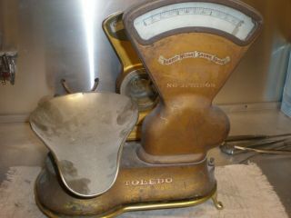 Vintage Toledo General Candy Store Scale 3lbs 405