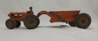 Arcade cast iron Toy Mccormick Deering Tractor & Trailer 265 - 0 2