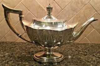 Vintage GORHAM PLYMOUTH Sterling Silver Tea Set Five Piece Set - J.  E.  Caldwell 4