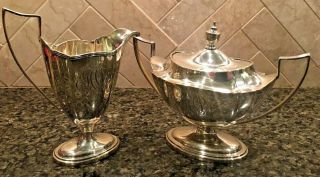 Vintage GORHAM PLYMOUTH Sterling Silver Tea Set Five Piece Set - J.  E.  Caldwell 5