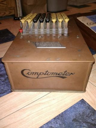 Vintage 1920 ' s Felt & Tarrant Comptometer Model H (Good) 3