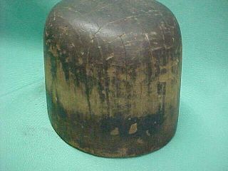 Vintage Liberty S.  P.  Co.  Wooden Hat Fedora Block Mold Form Millinery 7 7/8 4