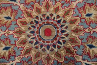 VINTAGE Traditional Floral Persian RED BLUE Area Rug Oriental Hand - made 9 ' x12 ' 10