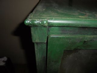 Antique Steel Metal Medical / Dental Cabinet Vintage 6