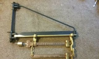 Vintage 1800 ' s Howe Wall Mount Scale Railroad 600 lb.  Balance Scale Restored 9