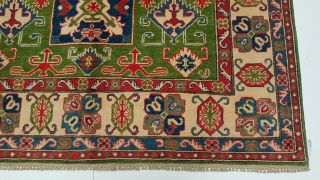 8 ' 2 x 5 ' 5 Green Vintage Kazak Serapi Afghan Rug Persian Heriz Wool Area Rug 810 6