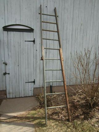 Old wood barn Ladders Vintage farm Extension ladders All Pair 4