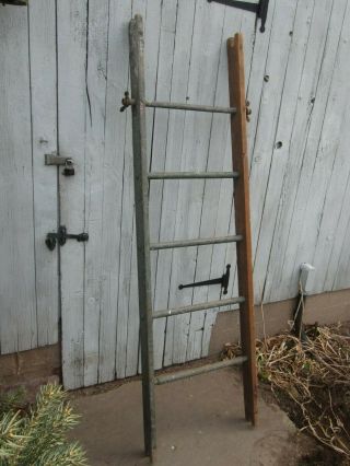 Old wood barn Ladders Vintage farm Extension ladders All Pair 5