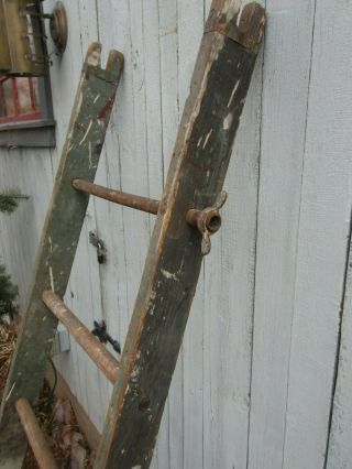 Old wood barn Ladders Vintage farm Extension ladders All Pair 7