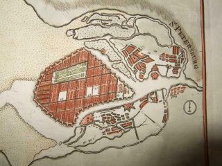 1720sRARE JAMES KNAPTON XL - NAUT.  MAP ST.  PETERSBURG BAY,  KRONSTADT,  LENINGRAD,  RUSSIA 3