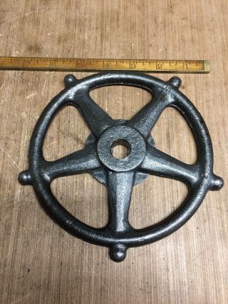 Vintage Cast - Iron Ship Wheel 6 Inch Steam Valve Handle Steam Punk Louisville,  Ky