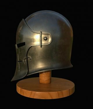 Medieval Knight Armor Crusader Templar Helmet Helm with liner 3
