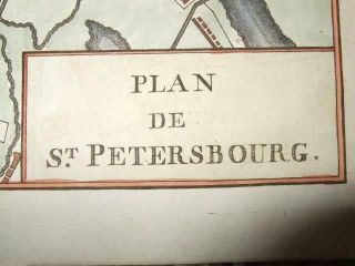 1770s,  L - MAP/PLAN ST.  PETERSBURG,  LENINGRAD,  RUSSIA,  RUSSIE,  RUSSLAND,  NEWA,  NEVA 2