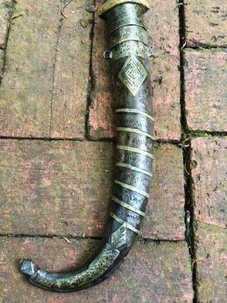 Antique Dagger Ottoman Kama Khanjar Jambiya Koummya No shamshir Sword yatagan 5