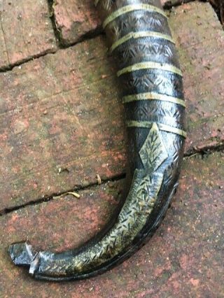 Antique Dagger Ottoman Kama Khanjar Jambiya Koummya No shamshir Sword yatagan 8