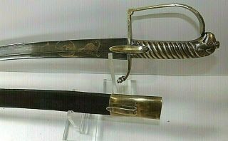 American Revolutionary War French German Eagle Head Sword Talismanic Symbols