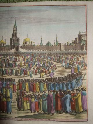 1720,  XL - VIEW/SCENE,  KREMLIN,  MOSCOW,  Москва́,  RUSSIA,  RED SQUARE,  EASTER CELEBRATION, 6