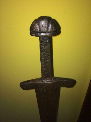 A Viking knightly sword IX c,  Trilobate pommel 4