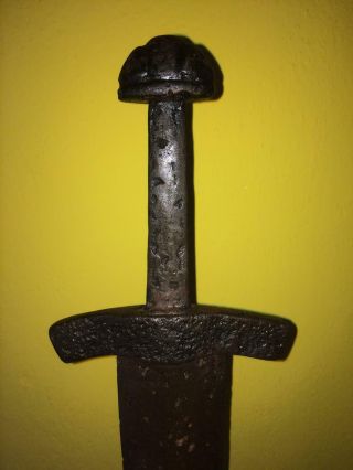 A Viking knightly sword IX c,  Trilobate pommel 5