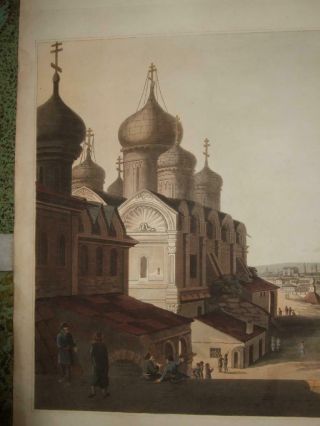1814,  XXL - VIEW,  OF MOSCOW FROM THE KREMLIN,  RUSSIA,  MOSKVA,  OLDCOLOR,  MOSKAU,  MOSCOVIE 3