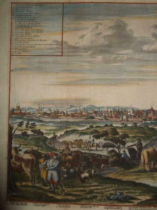 1720s,  XL - VIEW,  PANORAMA OF MOSCOW Москва́,  RUSSIA,  MOSKAU,  MOSCOVIE,  MOSCOVIA 4