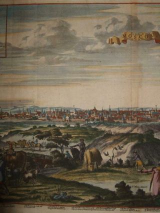 1720s,  XL - VIEW,  PANORAMA OF MOSCOW Москва́,  RUSSIA,  MOSKAU,  MOSCOVIE,  MOSCOVIA 5