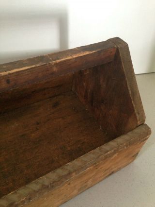 Vintage Antique Wooden Tote Tool Carrier 5