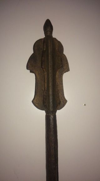 A heavy german or hungarian mace iron XVI c war hammer 10