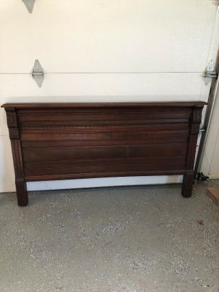 Antique Walnut Double Bed 4