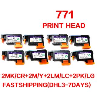 8x Printhead For Hp771 For Hp 771 Designjet Z6200 Z6600 Z6800