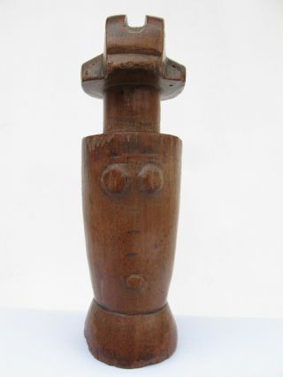 Interesting Old Abstract Carved Wood Fertility Doll - Mwana Hiti Tanzania Africa