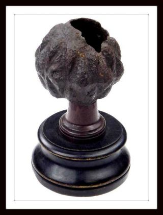 Antique Ancient Early Medieval Era 10th - 12th C.  Iron Mace Head Viking Or English