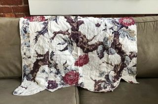 Antique French Toile Quilt Fragment