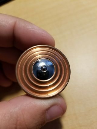 BilletSPIN Thrust - Stainless Steel/Mokume/Copper Spin Top 2