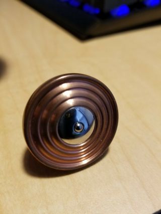 BilletSPIN Thrust - Stainless Steel/Mokume/Copper Spin Top 3
