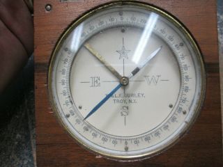 WWI DATED 1918 GURLEY TROY NY US Compass 4