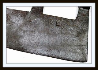 Antique 14th - 15th C.  French or Scottish VOULGE Polearm Halberd (ax sword dagger) 2