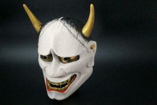 Msk89 Japanese Old Wooden Hannya Mask (female Demon 